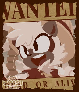 anthro cosplay cropped_jacket female open_mouth solo wanted_poster eddysmash2407 idw_publishing one_piece sega sonic_the_hedgehog_(comics) sonic_the_hedgehog_(idw) sonic_the_hedgehog_(series) tangle_the_lemur lemur mammal primate strepsirrhine 2026 digital_drawing_(artwork) digital_media_(artwork) hi_res tagme