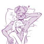 abs anthro cuddling duo head_on_chest male male/male navel nude skinny skinny_male sleeping sleeping_nude sleeping_together solarlewds vivzmind zoophobia addison_(zoophobia) jack_(zoophobia) canid canine canis fox human humanoid jackal mammal hi_res