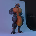 abs anthro balls big_balls big_muscles big_pecs big_penis bouncing_pecs bouncing_penis digitigrade expansion flaccid foreskin genital_expansion genitals grey_body growth horn huge_balls huge_muscles huge_pecs huge_penis humanoid_genitalia humanoid_penis hyper hyper_balls hyper_genitalia hyper_muscle_growth hyper_muscles hyper_pecs hyper_penis jiggle_physics male muscle_growth muscular muscular_male nude orange_body pecs penis solo swinging_penis tail tail_tuft tuft miitshii mythology draconian dragon mythological_creature mythological_scalie scalie 1:1 3d_(artwork) 3d_animation animated digital_media_(artwork) no_sound short_playtime webm