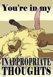 anthro antlers balls big_penis genitals horn male nipples penis solo mr.brapion jackalope lagomorph mammal absurd_res hi_res sketch