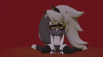 anthro female fur grey_body grey_fur grey_hair hair pawpads red_background red_sclera simple_background solo tail white_eyes highwizard helluva_boss mythology loona_(helluva_boss) canid canid_demon canine demon hellhound mammal mythological_canine mythological_creature 16:9 2022 3d_(artwork) animated digital_media_(artwork) hi_res no_sound short_playtime turntable_(animation) webm widescreen