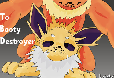 ambiguous/ambiguous ambiguous_gender ambiguous_penetration dominant dominant_ambiguous dominant_feral duo feral from_behind_position front_view orange_body paws penetration sex simple_background submissive submissive_ambiguous submissive_feral text toony yellow_body lotnik5 nintendo pokemon eeveelution flareon generation_1_pokemon jolteon pokemon_(species) hi_res shaded simple_shading