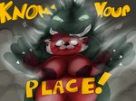 4:3 ailurid anthro aura big_butt butt claws cover_art disney duo female fur glowing godzilla godzilla_(series) green_body hi_res imminent_sex jaythefox333 kaiju letters looming_over male male/female mammal ming_lee_(turning_red) nervous pixar radioactive red_body red_fur red_panda smile smoke thick_thighs toho turning_red