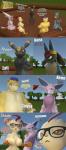 anthro breasts butt dialogue female male nipples text moorsheadfalling nintendo pokemon eeveelution espeon generation_1_pokemon generation_2_pokemon generation_4_pokemon leafeon lucario pokemon_(species) sandshrew umbreon absurd_res comic english_text hi_res