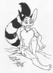 4_fingers 4_toes alias anthro arm_support bent_leg biped bustafer claws feet fingers fluffy fluffy_tail gem jewelry looking_at_viewer male markings necklace ring_(marking) ringed_tail simple_background sitting solo striped_markings striped_tail stripes tail tail_markings toe_claws toes white_background young young_anthro young_male terrie_smith chester_ringtail_magreer bassariscus cacomistle mammal procyonid 1996 black_and_white monochrome pen_(artwork) signature traditional_media_(artwork)