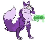 absurd_res anthro anthro_pred anthro_prey belly big_belly bodily_noises canid canid_demon canine canis churn demon duo female female_prey fox g00eygutz gorbin hellhound hi_res male male/female male_pred mammal mythological_canine mythological_creature mythology onomatopoeia partially_inside rumbling_stomach sound_effects struggling struggling_prey text vis_(gorbin) vore wolf