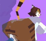 anthro balls big_breasts big_butt breasts butt clothed clothed_sex clothing duo erection female female_penetrated genitals low_framerate low_poly male male/female male_penetrating male_penetrating_female penetration penile penile_penetration penis penis_in_vagina purple_background sex simple_background solo_focus vaginal vaginal_penetration vulva polez felid mammal pantherine tiger 2024 3d_(artwork) 3d_animation animated digital_media_(artwork) loop