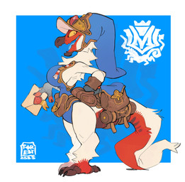 accessory anthro bag big_breasts blue_clothing blue_hat blue_headwear blue_tongue breasts claws clothed clothed_anthro clothed_female clothing delivery_(commerce) delivery_employee envelope eyewear feet female female_anthro finger_claws fingers fur furgonomics goggles hand_on_hip hat headgear headwear holding_envelope holding_object mail non-mammal_breasts open_mouth open_smile postal_carrier postal_delivery red_face smile solo standing tail tail_accessory tail_bag toe_claws toes tongue white_body white_fur yellow_eyes foresttherotten furred_kobold furred_scalie kobold scalie 2025 dated digital_drawing_(artwork) digital_media_(artwork) full-length_portrait hi_res portrait