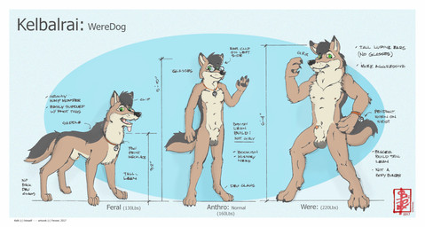animal_genitalia animal_penis anthro balls border canine_genitalia canine_penis claws dew_claws ear_clip eyewear feral genitals glasses jewelry knot male necklace nude open_mouth penis penis_tip sheath shepherd solo standing stated_height stated_weight text tongue tongue_out white_border fennec_(artist) mythology kelbalrai canid canine mammal werecanid werecanine werecreature weredog digital_media_(artwork) english_text hi_res model_sheet sketch