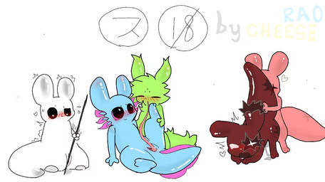 ambiguous_gender blue_body blush cunnilingus duo female female/ambiguous female/female feral fur genitals green_body green_fur group group_sex melee_weapon oral polearm red_body sex simple_background solo spear tail tongue vaginal vulva weapon white_body cheese_rao rain_world videocult artificer_(rain_world) hunter_(rain_world) rivulet_(rain_world) saint_(rain_world) survivor_(rain_world) slugcat