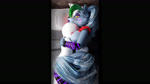 4_fingers anthro areola black_nose breasts claws clothed clothing ear_piercing ear_ring eyebrows female fingers flashlight genitals glistening glistening_body green_claws green_highlights grey_hair hair highlights_(coloring) lipstick looking_at_viewer machine makeup nipples open_mouth piercing pink_areola pink_nipples pointy_ears prick_ears purple_lipstick pussy ring_piercing solo text urethra uvula yellow_eyes lordwolf five_nights_at_freddy's five_nights_at_freddy's:_security_breach scottgames steel_wool_studios roxanne_wolf roxanne_wolf_(coolioart) animatronic canid canine canis mammal robot robot_anthro wolf 16:9 2025 3d_(artwork) 3d_animation 4k absurd_res animated digital_media_(artwork) english_text hi_res huge_filesize sound webm widescreen