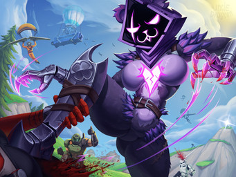 :3 anthro arm_tuft armor battle_bus big_breasts blood bodily_fluids breasts claws countershade_breasts countershade_torso countershading death eye_scar facial_scar featureless_breasts featureless_crotch female glowing glowing_eyes gore green_armor hood leg_armor low-angle_view male mask orange_jumpsuit purple_body scar shot_in_head shoulder_tuft stormtrooper tuft white_armor uncle_drugoon doom_(series) epic_games fortnite id_software lethal_company microsoft star_wars decoy_suit_(lethal_company) desdemona_(fortnite) doom_slayer raven_team_leader bear demon demon_humanoid human humanoid mammal 2025 4:3 absurd_res digital_media_(artwork) digital_painting_(artwork) hi_res painting_(artwork)