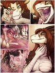 anthro anthro_on_anthro anthro_penetrated anthro_penetrating anthro_penetrating_anthro barbell_piercing black_body black_fur bodily_fluids brown_body brown_hair brown_scales circular_barbell_piercing ear_piercing ear_ring eyes_closed facial_piercing female female_penetrated french_kissing fur green_eyes grey_body grey_fur group hair inside_mouth kissing long_hair male male/female male_penetrating male_penetrating_female mouth_closed multicolored_hair narrowed_eyes nipples nose_piercing nude obscured_penetration on_tongue open_mouth oral_vore orange_eyes penetration piercing pink_hair pink_nipples red_eyes ring_piercing saliva saliva_string scales septum_circular_barbell septum_piercing sex tan_body tan_fur tongue trio two_tone_hair vore white_body white_fur white_hair white_scales acidic mythology canid canine dragon hybrid lagomorph leporid mammal mythological_creature mythological_scalie rabbit scalie sergal comic hi_res