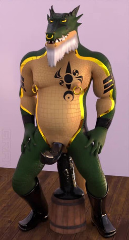 5_fingers abdominal_bulge anal anal_masturbation anthro anus beard black_penis boots boots_only butt close-up clothing countershade_border dildo erection facial_hair facial_piercing fingers footwear footwear_only front_view genitals green_body green_scales lip_piercing male masturbation metallic_markings mostly_nude multiple_angles nipple_piercing nipples nose_piercing penis piercing scales sex_toy shoes solo toying_self vein veiny_penis graventhax cain_sentau crocodile crocodilian reptile scalie 2023 3d_(artwork) 3d_animation animated digital_media_(artwork) high_framerate long_playtime sound video watermark