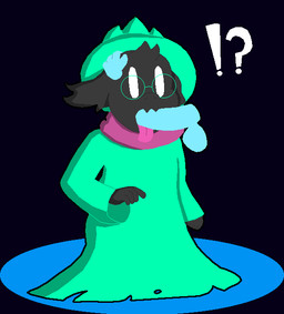 anthro black_body black_fur blue_penis clothed clothing duo eyewear fellatio fur genitals glasses hat headgear headwear horn kneeling long_ears male oral penile penis scarf sex simple_background solo_focus pawneschhe_(artist) deltarune undertale_(series) ralsei bovid caprine darkner goat mammal 2018 digital_media_(artwork) hi_res