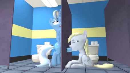against_surface against_wall animal_genitalia animal_penis balls bathroom blinking blonde_hair blue_eyeshadow bouncing_balls butt cutie_mark deep_throat duo equine_genitalia equine_penis erection eyebrows eyelashes eyes_closed eyeshadow face_fucking fellatio female female_penetrated feral feral_on_feral feral_penetrated feral_penetrating feral_penetrating_feral forced forced_oral genitals glory_hole green_eyes gynomorph gynomorph/female gynomorph_penetrating gynomorph_penetrating_female hair horn inside intersex intersex/female intersex_penetrating intersex_penetrating_female irrumatio light looking_pleasured makeup medial_ring open_mouth oral oral_penetration penetration penile penile_penetration penis penis_in_mouth public_restroom restroom_stall sex sitting teeth tile toilet toilet_paper wings mr.tektite friendship_is_magic hasbro my_little_pony mythology derpy_hooves_(mlp) trixie_(mlp) equid equine horse mammal mythological_creature mythological_equine pegasus pony unicorn 16:9 3d_(artwork) 3d_animation animated digital_media_(artwork) hi_res loop no_sound short_playtime source_filmmaker_(artwork) video widescreen