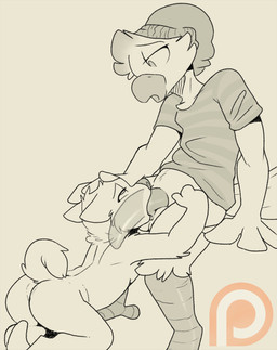 age_difference anthro anthro_on_anthro anthro_penetrated anthro_penetrating anthro_penetrating_anthro back_groove bare_back beak biped bottomless butt clothed clothing deep_throat duo erection fellatio fur genitals hair hand_on_head internal internal_oral kneeling larger_male leg_grab male male/male male_penetrated male_penetrating male_penetrating_male nude older_male open_mouth oral oral_penetration patreon_logo pattern_clothing pattern_shirt pattern_topwear penetration penile penis pivoted_ears sex shirt shota sitting size_difference smaller_male smaller_penetrated striped_clothing striped_shirt striped_topwear stripes tapering_penis thigh_grab tongue tongue_out topwear translucent translucent_body young younger_male younger_penetrated backsash patreon sash_(backsash) avian bird canid canine canis domestic_dog gull lari larid mammal shiba_inu spitz 2018 digital_media_(artwork) hi_res monochrome watermark