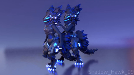 5_fingers ambiguous_gender blue_body blue_fur boop claws dark_body dark_fur death duo fingers fur glowing glowing_claws glowing_eyes glowing_mouth glowing_nose inner_ear_fluff machine multicolored_body multicolored_fur neck_tuft simple_background tail tuft shadow_hawk_09 toaster_arena protogen 16:9 3d_(artwork) 3d_animation animated digital_media_(artwork) short_playtime sound webm widescreen