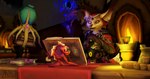 anthro book camp ear_piercing ear_ring female piercing ring_piercing solo tentacles vehicle wagon miro blizzard_entertainment warcraft kheena canid mammal vulpera