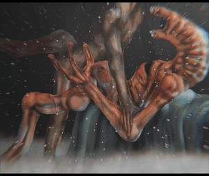 duo faceless_character faceless_male female fog hidden_face horror_(theme) interspecies male male/female not_furry open_mouth penetration science_fiction sex lost-wanderer alien human humanoid mammal monster unknown_species animated