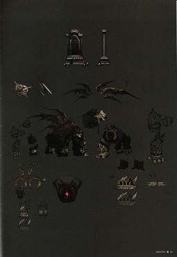 4_legs after_transformation ambiguous_gender claws corruption crystal divinity feral halo ore rock solo text unholy_abomination wings zebach_(mabinogi) unknown_artist mabinogi apostle_(mabinogi) elemental_creature humanoid hybrid mineral_fauna rock_creature undead concept_art hi_res korean_text model_sheet official_art