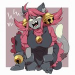 anthro big_breasts breasts cleavage clothed clothing do_not_distribute female gloves handwear solo tail imkn_626 undertale undertale_(series) mad_mew_mew domestic_cat felid feline felis mammal 1:1 absurd_res hi_res