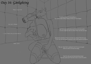 anthro anthro_on_anthro big_breasts blindfold bodily_fluids bolero_straitjacket bound breast_grab breast_squish breasts cleavage_cutout clothed clothed/nude clothed_anthro clothed_female clothing cutout dialogue duo explicitly_stated_nonconsent female female/female fingering forced frogtied front_view gaslighting genital_fluids grope hand_on_breast legs_tied medical muzzle_(object) muzzled nude nude_anthro nude_female padded_room rape restraints sex spreader_bar squish straitjacket text thick_thighs vaginal vaginal_fingering vaginal_fluids pyro_celiac mythology aspen_(pyro_celiac) canid canine dragon mammal mythological_creature mythological_scalie scalie absurd_res english_description english_text hi_res monochrome