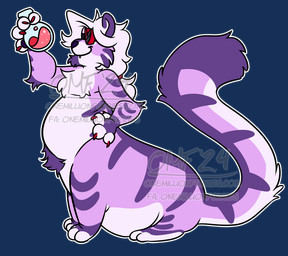 accessory arm_tuft belly big_belly chin_tuft claws cute_fangs elbow_tuft eyewear facial_hair facial_tuft fangs flask fluffy fluffy_chest fur goatee goggles hair hair_accessory hair_tie hand_on_hip handpaw holding_object long_hair male markings nude obscured_eyes overweight paws ponytail potion potion_bottle purple_body purple_fur purple_markings purple_stripes raised_arm red_claws side_view simple_background sitting small_fangs smile solo striped_body striped_fur striped_markings stripes teeth tied_hair transparent_background tuft white_hair white_markings onemillionfurries dr._luvstruk_(onemillionfurries) felid mammal pantherine taur tiger 2024 alpha_channel digital_drawing_(artwork) digital_media_(artwork) distracting_watermark watermark