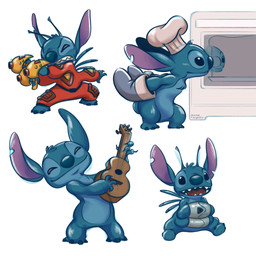 4_arms 4_fingers 4_toes ambiguous_gender angry antennae_(anatomy) appliance back_spines blue_body blue_claws blue_eyes blue_fur blue_nose chef_hat chest_tuft claws clenched_teeth clothing cuff_(restraint) ears_back feet finger_claws fingers fur handwear happy hat headgear headwear holding_musical_instrument holding_object holding_ukulele kitchen_appliance leaning leaning_forward lute multi_arm multi_limb multi_wielding musical_instrument notched_ear open_mouth open_smile oven oven_mitts pivoted_ears plasma_blaster_(lilo_and_stitch) plasma_gun playing_music plucked_string_instrument ranged_weapon red_clothing restraints simple_background sitting smile solo spacesuit standing string_instrument teeth text toe_claws toes tuft ukulele weapon white_background brenda_fitzgerald disney lilo_and_stitch stitch_(lilo_and_stitch) alien experiment_(lilo_and_stitch) 1:1 2025 artist_name hi_res multiple_scenes male_(lore)