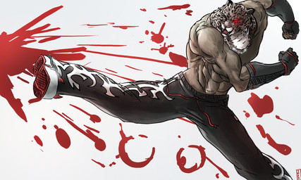 abs action_pose armor_king blood blood_splatter clothed clothing feline frost7 gloves half-dressed jaguar kick male mammal muscles pants red_eyes solo teeth tekken topless
Rating: Safe
Score: 1
User: Test-Subject_217601
Date: December 29, 2011 abs action_pose armor_king blood blood_splatter clothed clothing feline frost7 gloves half-dressed jaguar kick male mammal muscles pants red_eyes solo teeth tekken topless
Rating: Safe
Score: 1
User: Test-Subject_217601
Date: December 29, 2011