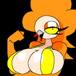 anthro big_breasts big_hair bikini bouncing_breasts breasts clothing female freckled_face freckles hair happy lipstick makeup solo swimwear two-piece_swimsuit insaniousjaydonius darcy_(insaniousjaydonius) avian bird potoo 1:1 animated digital_media_(artwork) pixel_(artwork) pixel_animation short_playtime