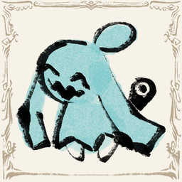 ambiguous_gender blue_body eyes_closed multi_eye open_mouth simple_background solo tail unusual_anatomy unusual_eye_placement otiksimr nintendo pokemon generation_3_pokemon pokemon_(species) wynaut 1:1 2024 low_res