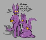 angry anthro bodily_fluids bragging cum cum_in_mouth cum_inside cum_on_face cum_on_penis dominant dominant_male fellatio genital_fluids genitals male male/male oral oral_penetration penetration penile penis purple_body saliva sex slightly_chubby submissive submissive_male oiamoeyh dragon_ball dragon_ball_super beerus champa absurd_res hi_res brother_(lore) brothers_(lore) incest_(lore) sibling_(lore)