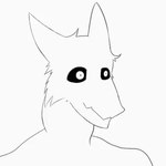 1_eye anthro confusion humanoid_pointy_ears looking_at_another male movement multi_eye question_mark solo unknown_artist gemini_the_sergal sergal animated low_res monochrome