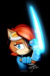 anthro blade blue_eyes brown_body brown_fur eyewear female fur goggles hair red_hair solo spj-artredesign archie_comics sega sonic_the_hedgehog_(archie) sonic_the_hedgehog_(comics) sonic_the_hedgehog_(series) we_can_do_it! rosie_the_riveter sally_acorn chipmunk ground_squirrel mammal rodent sciurid hi_res