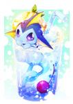 ambiguous_gender bendy_straw beverage cherry citrus_fruit detailed_food drinking_straw feral food fruit ice_cube plant simple_background solo azuma_minatsu nintendo pokemon eeveelution generation_1_pokemon pokemon_(species) vaporeon 2017 detailed