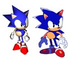 anthro biped black_eyes blue_body blue_fur clothing footwear fur gloves handwear male red_clothing red_footwear red_shoes shoes simple_background smile solo white_background white_clothing white_gloves white_handwear marcus_larry classic_sonic_(universe) sega sonic_the_hedgehog_(series) classic_sonic sonic_the_hedgehog eulipotyphlan hedgehog mammal 2020 3d_(artwork) digital_media_(artwork) official_art reference_image