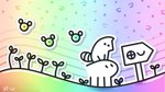 ambiguous_gender banner directional_arrow duo eye_contact feral looking_at_another plant rainbow_background sign simple_background stylized_text text text_background bucketfish cc-by-sa creative_commons ma_pona_pi_toki_pona kijetesantakalu ambiguous_species mammal procyonid raccoon 16:9 2023 artist_name constructed_language hi_res signature sitelen_pona toki_pona_text translated widescreen