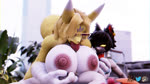 anthro areola balls big_breasts black_body black_hair bodily_fluids breasts clothed clothing duo ear_piercing ear_ring erection eyewear fellatio female female_penetrated fur genitals hair huge_breasts humanoid_genitalia humanoid_penis male male/female male_penetrating male_penetrating_female markings nipples nude open_mouth oral oral_penetration penetration penile penis penis_in_mouth piercing ring ring_piercing sex sunglasses tail topwear white_body white_fur yellow_body yellow_fur hel dogzeela_(modeler) thebredfactory_(va) valorlynz_(modeler) arknights bandai_namco digimon hypergryph studio_montagne aak_(arknights) digimon_(species) domestic_cat felid feline felis mammal taomon 16:9 3d_(artwork) 3d_animation animated digital_media_(artwork) hi_res short_playtime sound voice_acted webm widescreen