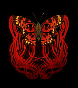 ambiguous_gender black_background feral simple_background solo wings katie_hofgard arthropod insect lepidopteran moth 2014 digital_media_(artwork) hi_res