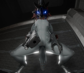 3_fingers anthro arm_feathers arm_tuft armor avian_caruncle balls big_penis black_glans black_penis blue_eyes claws digitigrade feather_hair feathered_crest feathers finger_claws fingers flaccid genitals glans glistening glistening_body glistening_chest glistening_genitalia glistening_legs glistening_penis glistening_scales glistening_skin glistening_thighs glowing glowing_eyes grey_body grey_scales gun handgun head_crest headgear headgear_only helmet helmet_only holding_gun holding_handgun holding_object holding_pistol holding_ranged_weapon holding_weapon humanoid_genitalia humanoid_penis low-angle_view male mostly_nude nipples non-mammal_balls non-mammal_nipples nude penis pistol pointing_gun_at_viewer pseudo_hair ranged_weapon red_body red_feathers scales solo tuft weapon synca pickle_juice_(modeler) halo_(series) microsoft xbox_game_studios blackwatch alien avian kig-yar scalie t'vaoan 3d_(artwork) colored digital_media_(artwork) hi_res