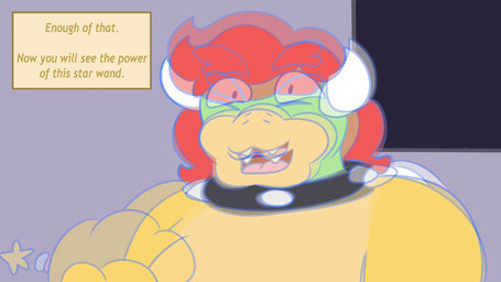 anthro areola balls big_balls biped bulge duo genitals glans humanoid_genitalia humanoid_penis magical_girl_outfit male male_anthro male_human moobs nipples nude obese obese_male overweight overweight_male penis solo transformation transformation_through_magic sound_warning mario_bros nintendo paper_mario rangugamer bowser goombario mario goomba human koopa mammal scalie animated hi_res long_playtime sound video