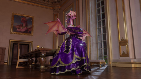 animal_genitalia animal_penis anthro ball_fondling ball_lick ball_worship balls becoming_erect becoming_flaccid big_balls big_breasts big_penis black_body black_scales body_worship breasts butt chastity_cage chastity_device clothed clothing clothing_lift dominant dominant_gynomorph dominant_intersex dress dress_lift duo equine_genitalia equine_penis erection erection_under_clothing feet fondling footwear frenum_ladder frenum_piercing genital_piercing genital_worship genitals glistening glistening_balls glistening_body glistening_butt glistening_clothing glistening_dress glistening_feet glistening_genitalia glistening_legs glistening_penis glistening_scales glistening_skin glistening_thighs gynomorph high_heels huge_penis inside inside_clothing intersex intersex/male jewelry ladder_piercing larger_gynomorph larger_intersex licking long_dress male membrane_(anatomy) membranous_wings no_underwear nude oral penis penis_piercing piercing pink_body pink_scales purple_clothing purple_dress scales sex shoes size_difference small_waist smaller_male sound_effects submissive submissive_male suddenly_penis throbbing throbbing_penis tongue under_boob veil wings ndrnight mythology dazi goddess_bread dragon kobold mythological_creature mythological_scalie scalie 16:9 3d_(artwork) 3d_animation 4k absurd_res animated digital_media_(artwork) hi_res huge_filesize short_playtime sound widescreen