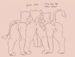 2017 animal_genitalia animal_pussy anus big_butt butt cashier:3 comic crossgender digital_media_(artwork) disney english_text felid feline_genitalia feline_pussy female feral food forced fur gender_transformation genitals lion mammal monochrome mtf_transformation nala_(the_lion_king) open_mouth pantherine presenting pussy raised_tail sarabi_(the_lion_king) sequence simba_(the_lion_king) simple_background smile story story_in_description tail take_your_pick text the_lion_king thick_thighs tongue tongue_out transformation