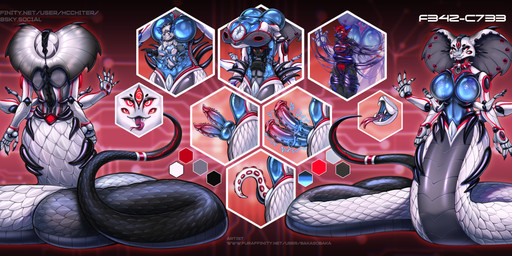 animal_genitalia animal_penis anthro apode big_breasts big_tail black_body black_fur black_hair breasts captured claws collar cybernetics electricity electrostimulation equine_genitalia equine_penis erection extra_arms fangs forked_tongue fur genitals glistening glistening_body gradient gradient_background gradient_penis hair herm hypnosis hypnotic_eyes intersex joints knot knotted_penis latex legless liquid_latex machine markings mecha mechanical_arm mind_control multi_genitalia penis pilot pupils red_eyes red_hair_tuft restrained_by_goo scales serpentine silicone simple_background slime slit_pupils snake_hood solo spider_web spiked_collar spikes tail teeth tentacles tongue venom white_body white_eyes bakas0baka theeiw'kol canid canine canis draconcopode felid feline mammal naga reptile scalie snake wolf absurd_res hi_res model_sheet