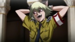 adolescent blonde_hair clothing gloves goofy_smile hair handwear male nazi necktie pink_eyes screencap smile solo uniform young unknown_artist hellsing schrodinger_(hellsing) animal_humanoid cat_humanoid domestic_cat felid felid_humanoid feline feline_humanoid felis humanoid mammal mammal_humanoid