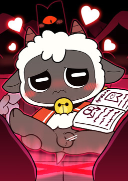 anthro balls blush censor_bar censored_genitalia censored_penis crown flaccid foreskin fur genitals headgear imminent_sex ineffective_censorship magic magic_circle male male/male penis presenting ritual spread_legs spreading white_body white_fur white_wool wool_(fur) young young_anthro 7nulls cult_of_the_lamb massive_monster_(studio) lamb_(cult_of_the_lamb) red_crown_(cult_of_the_lamb) bovid caprine mammal sheep absurd_res censored hi_res