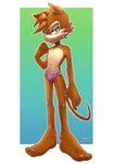 anthro brown_body brown_fur clothed clothing feet fur male nails panties panties_only solo topless underwear underwear_only pikative sega sonic_the_hedgehog_(series) fan_character mammal murid murine rat rodent hi_res