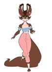 anthro belly bottomwear choker clothing denim denim_bottomwear denim_clothing female footwear green_eyes hat headgear headwear jeans jewelry necklace pants paws piercing socks solo top_hat bisamon vivien_martin mammal rodent sciurid absurd_res hi_res