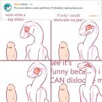 1:1 2019 albino anthro ask_blog colubrid comic corn_snake cornelia_(glacierclear) curious_cat dialogue digital_media_(artwork) dildo english_text female genitals glacierclear hi_res humor lampropeltini nude open_mouth penis rat_snake red_eyes reptile scalie sex_toy simple_background smile snake solo text white_background